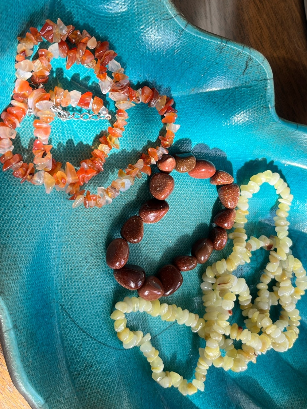 Handmade Multicolor Gemstone Lot Carnelian Calcite Sunstone